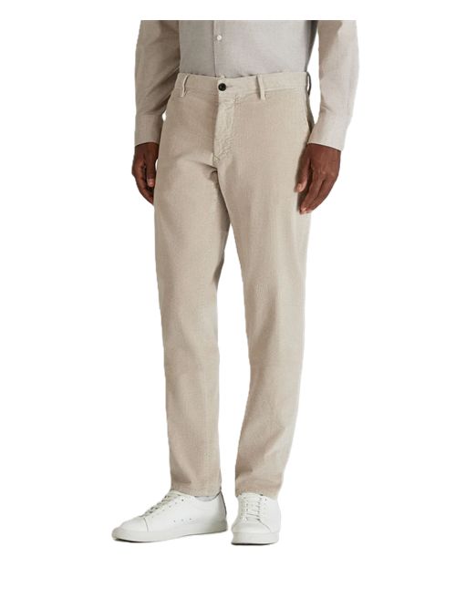 Pantalone velluto a coste beige Incotex Slacks | 1SA100 4687B402 BEIGE